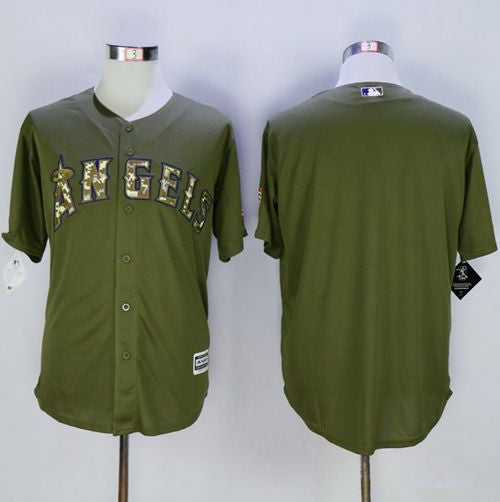 Los Angeles Angels green Camo jersey