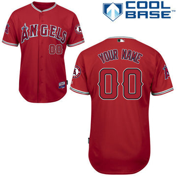 Los Angeles Angels red jersey
