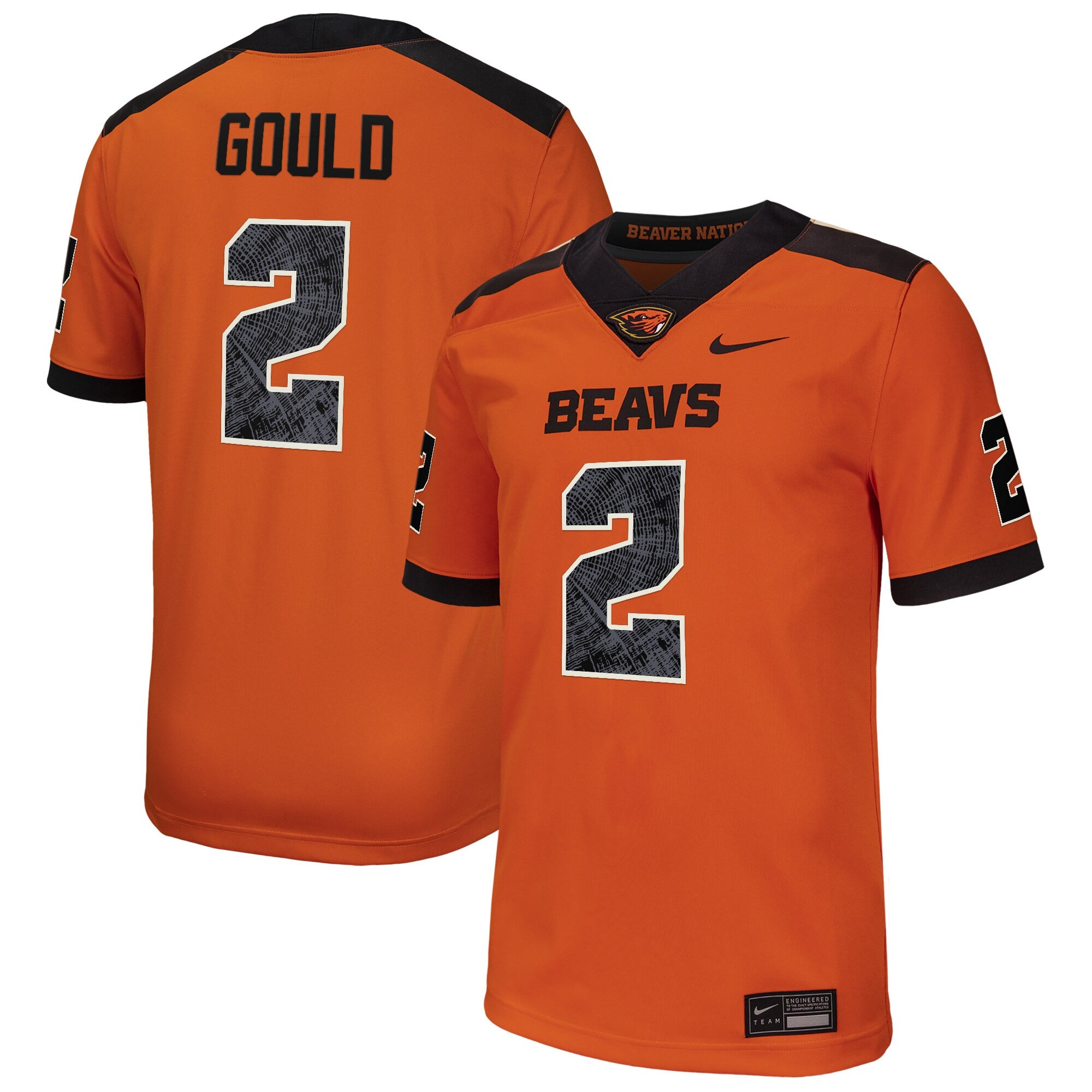 Anthony Gould Oregon State Beavers orange jersey