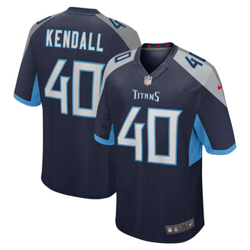 Anthony Kendall Tennessee Titans navy jersey