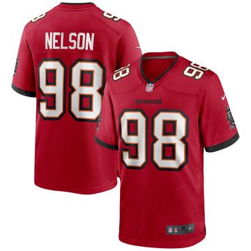 Anthony Nelson Tampa Bay Buccaneers red jersey