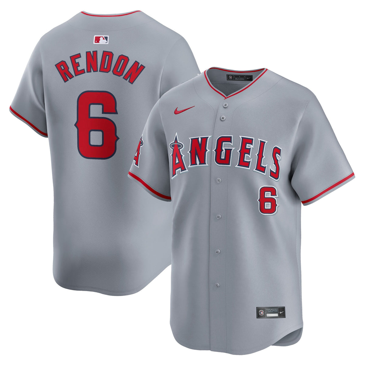 Anthony Rendon Los Angeles Angels gray Limited jersey