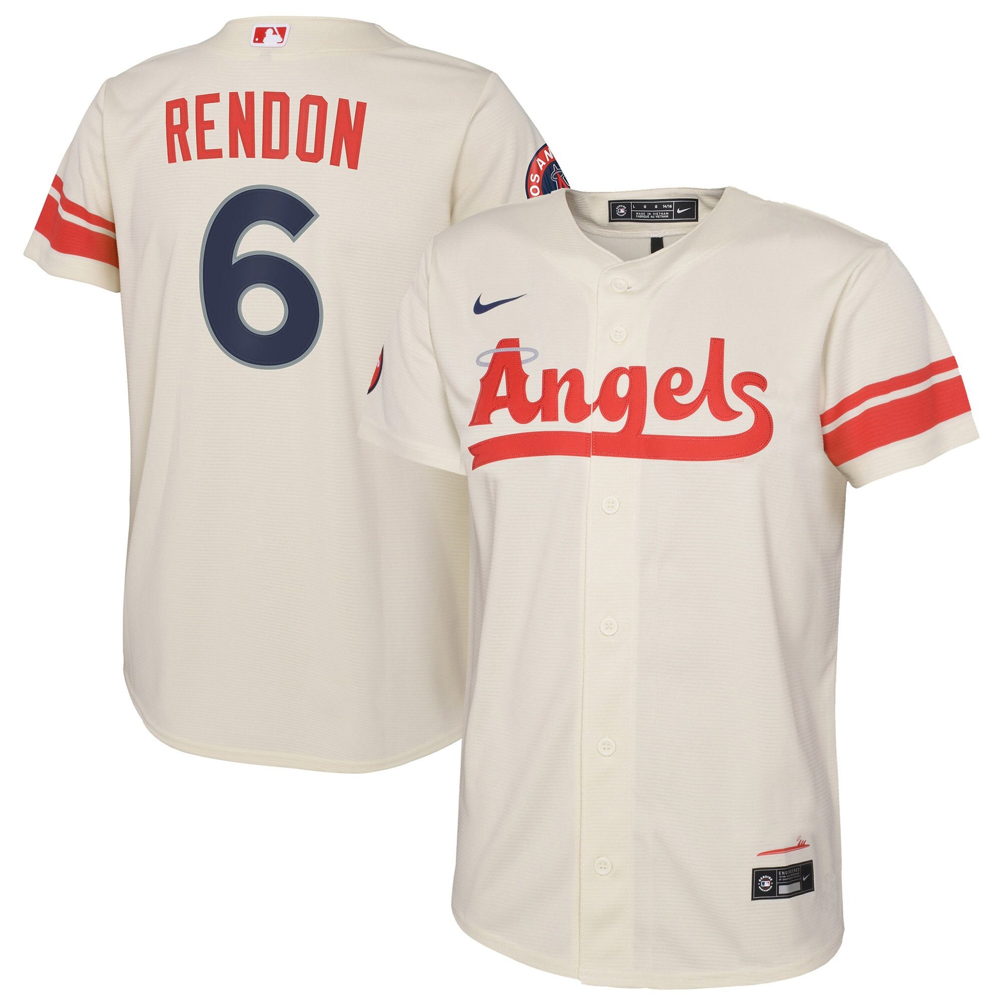 Anthony Rendon Los Angeles Angels cream City Connect jersey