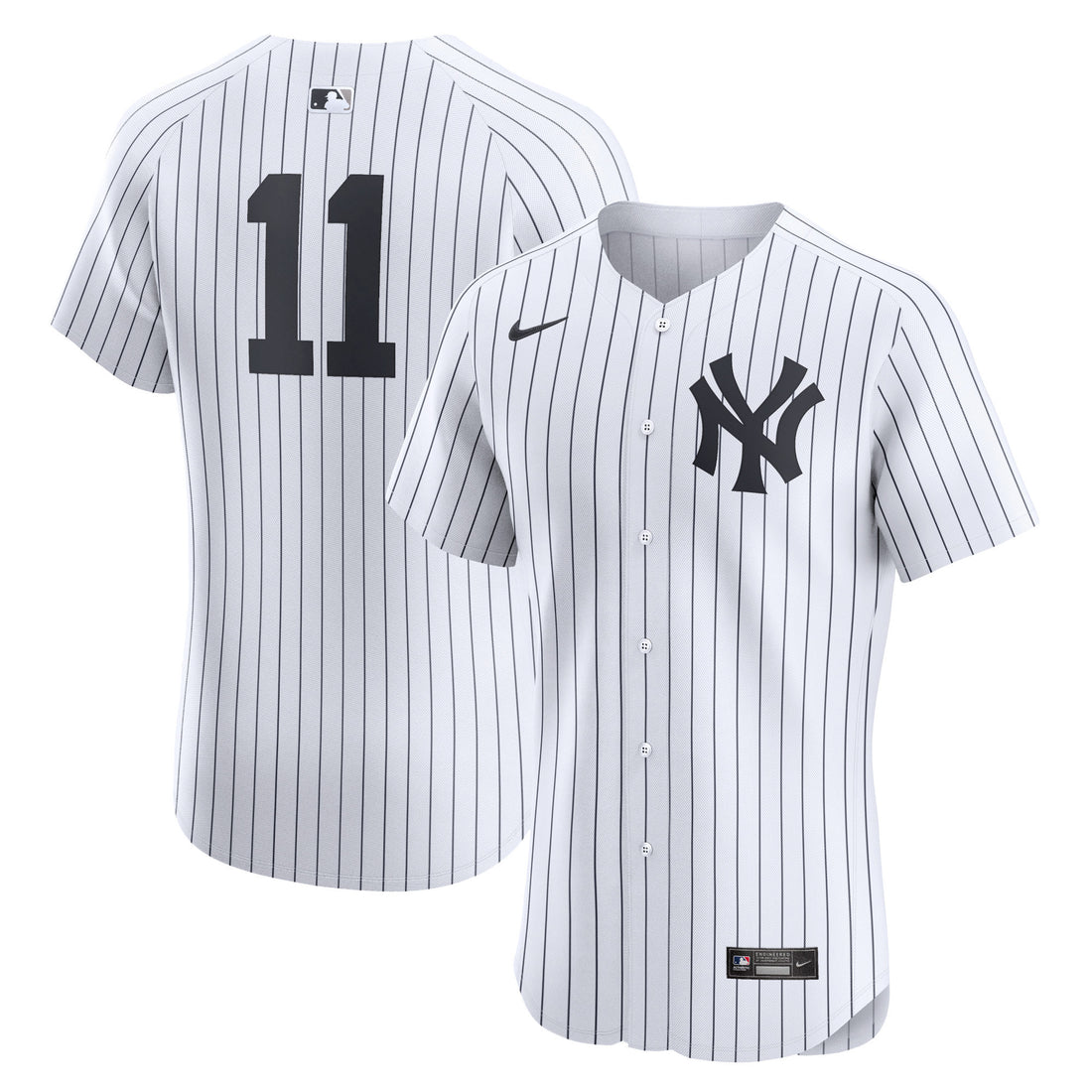 Anthony Volpe New York Yankees white Elite jersey