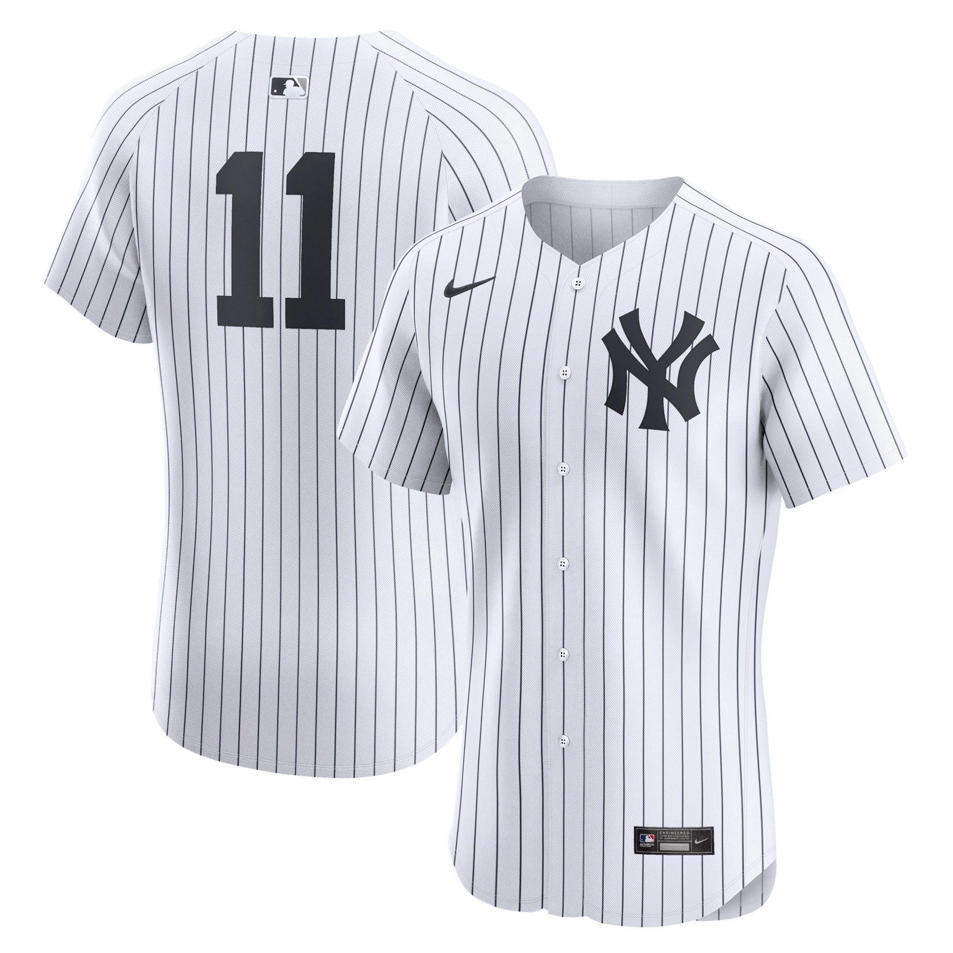 Anthony Volpe New York Yankees white Elite jersey