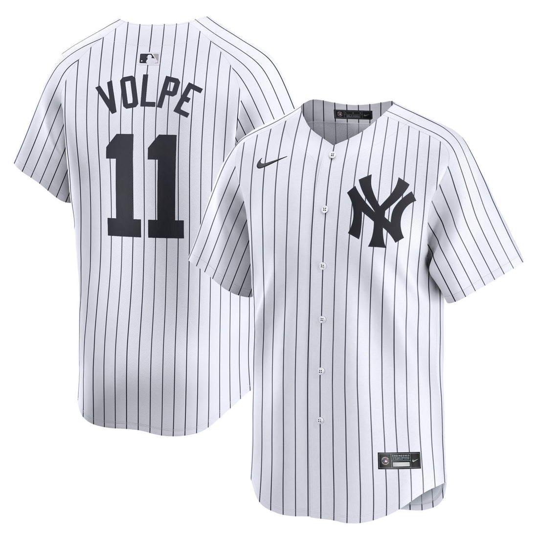 Anthony Volpe New York Yankees white Limited jersey