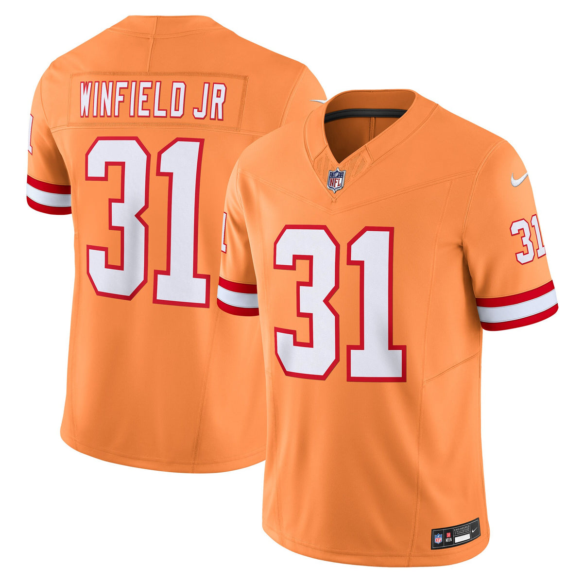 Antoine Winfield Jr Tampa Bay Buccaneers orange Vapor jersey