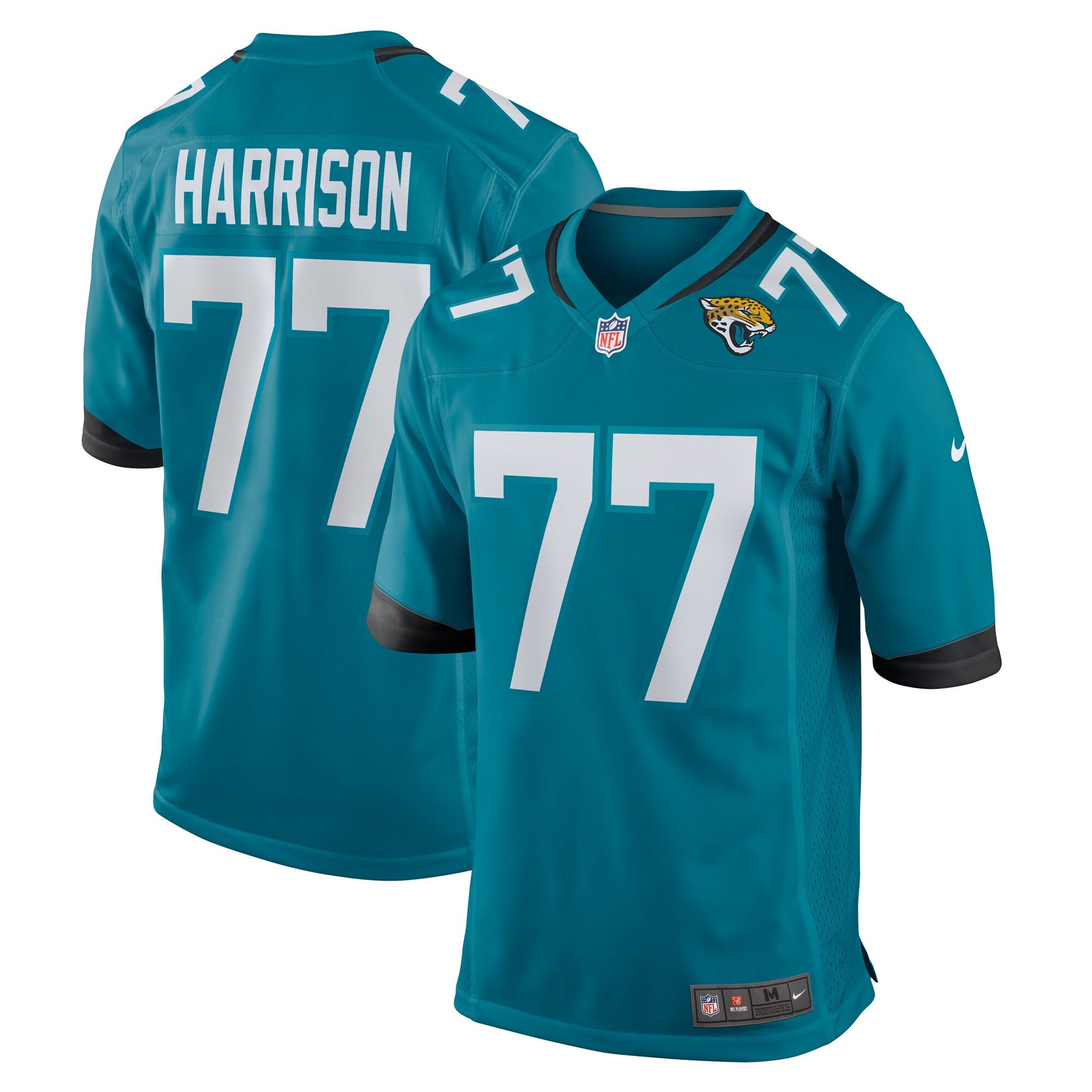 Anton Harrison Jacksonville Jaguars teal jersey