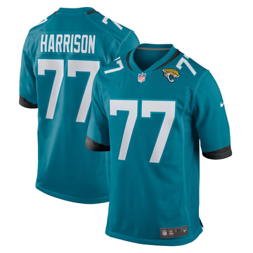 Anton Harrison Jacksonville Jaguars teal jersey