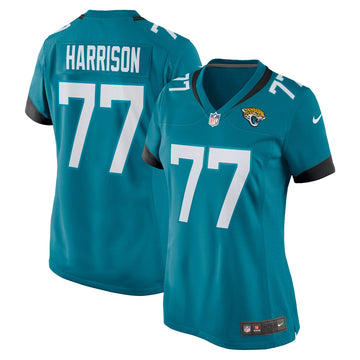 Anton Harrison Jacksonville Jaguars teal jersey