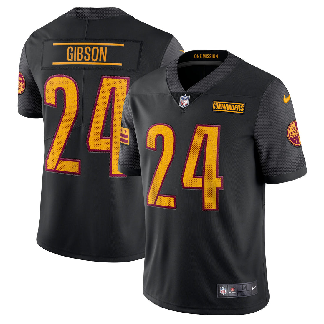 Antonio Gibson Washington Commanders black Vapor jersey