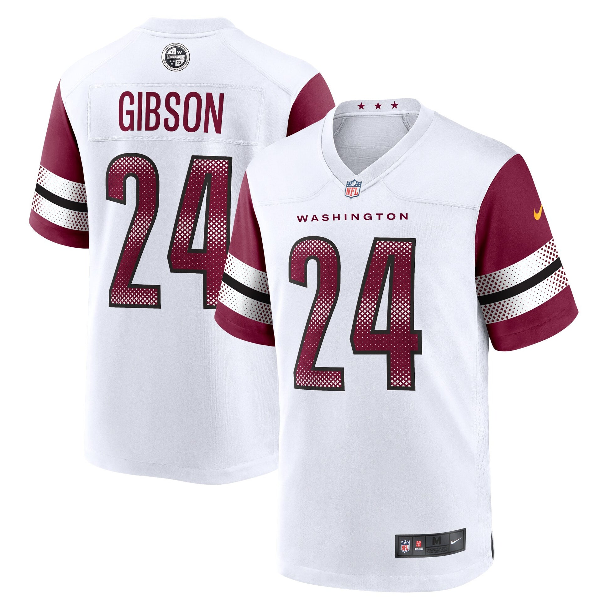 Antonio Gibson Washington Commanders white jersey