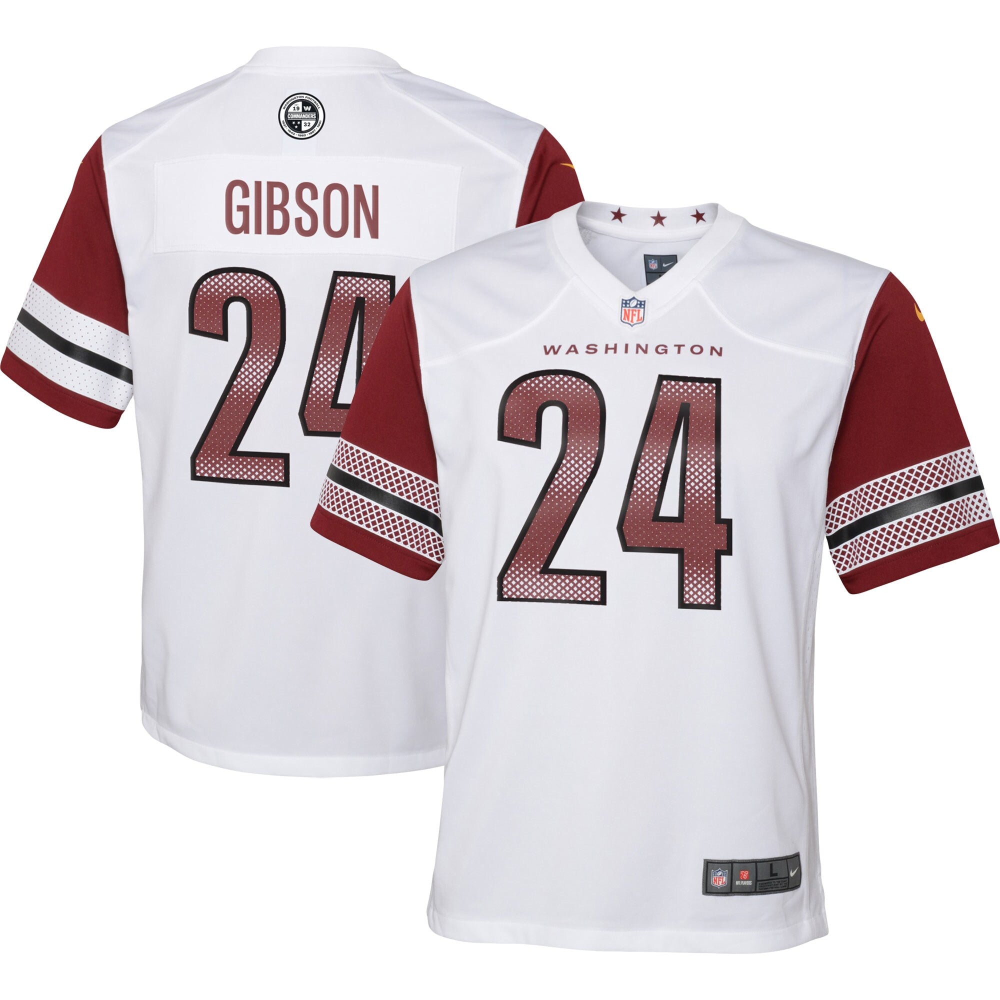 Antonio Gibson Washington Commanders white jersey