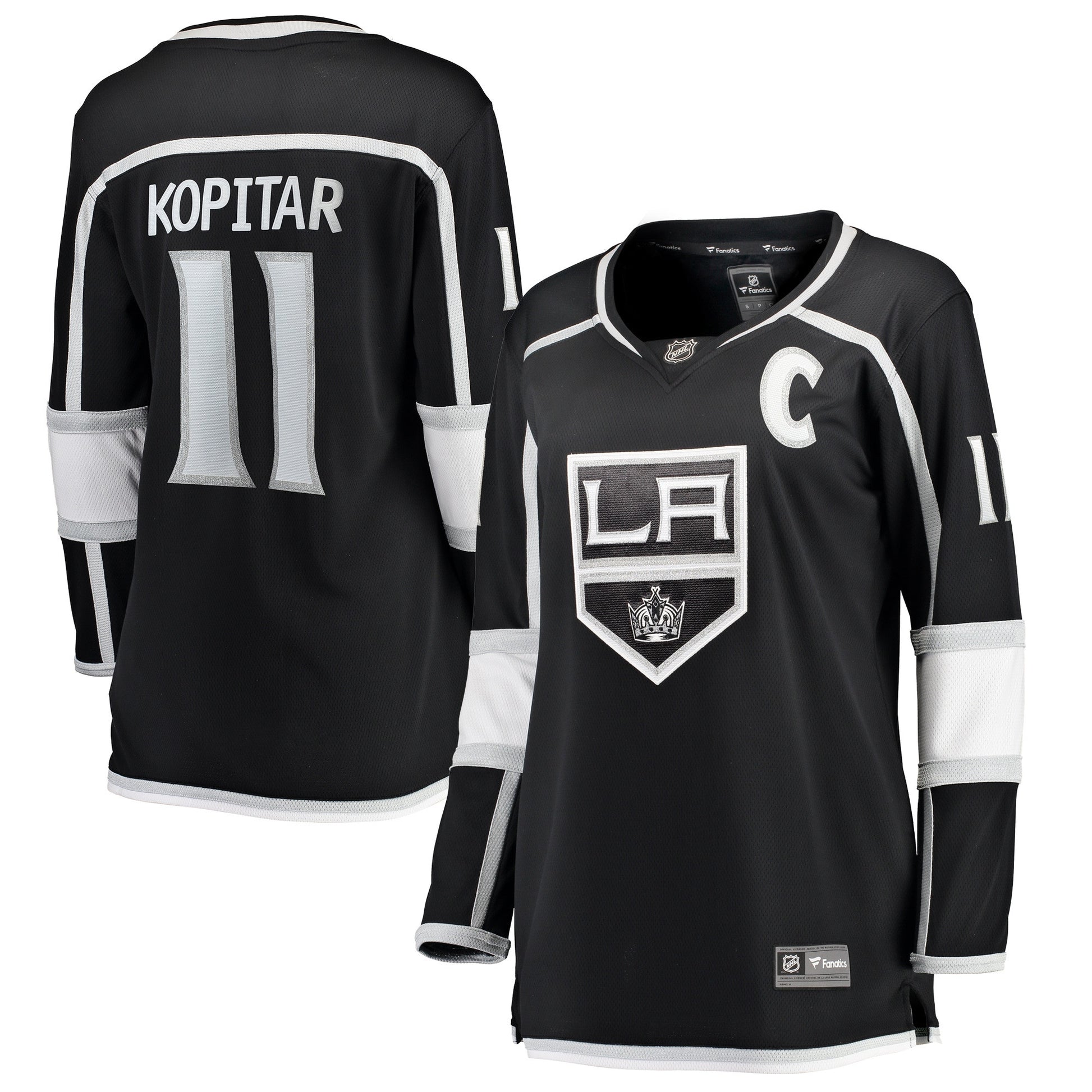 Anze Kopitar Los Angeles Kings black Home jersey