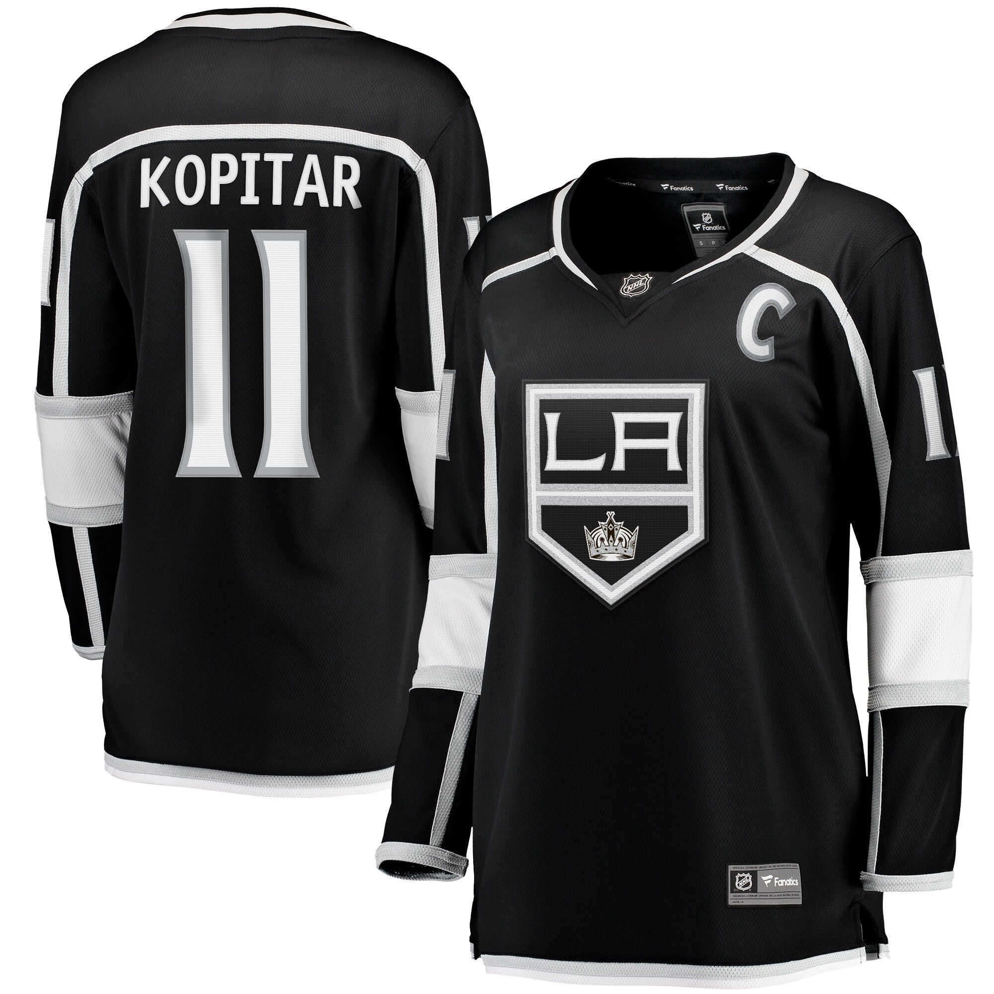 Anze Kopitar Los Angeles Kings black Home jersey