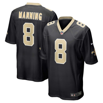 Archie Manning New Orleans Saints black jersey