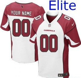 Custom Arizona Cardinals white Elite jersey