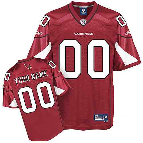 Custom Arizona Cardinals red jersey