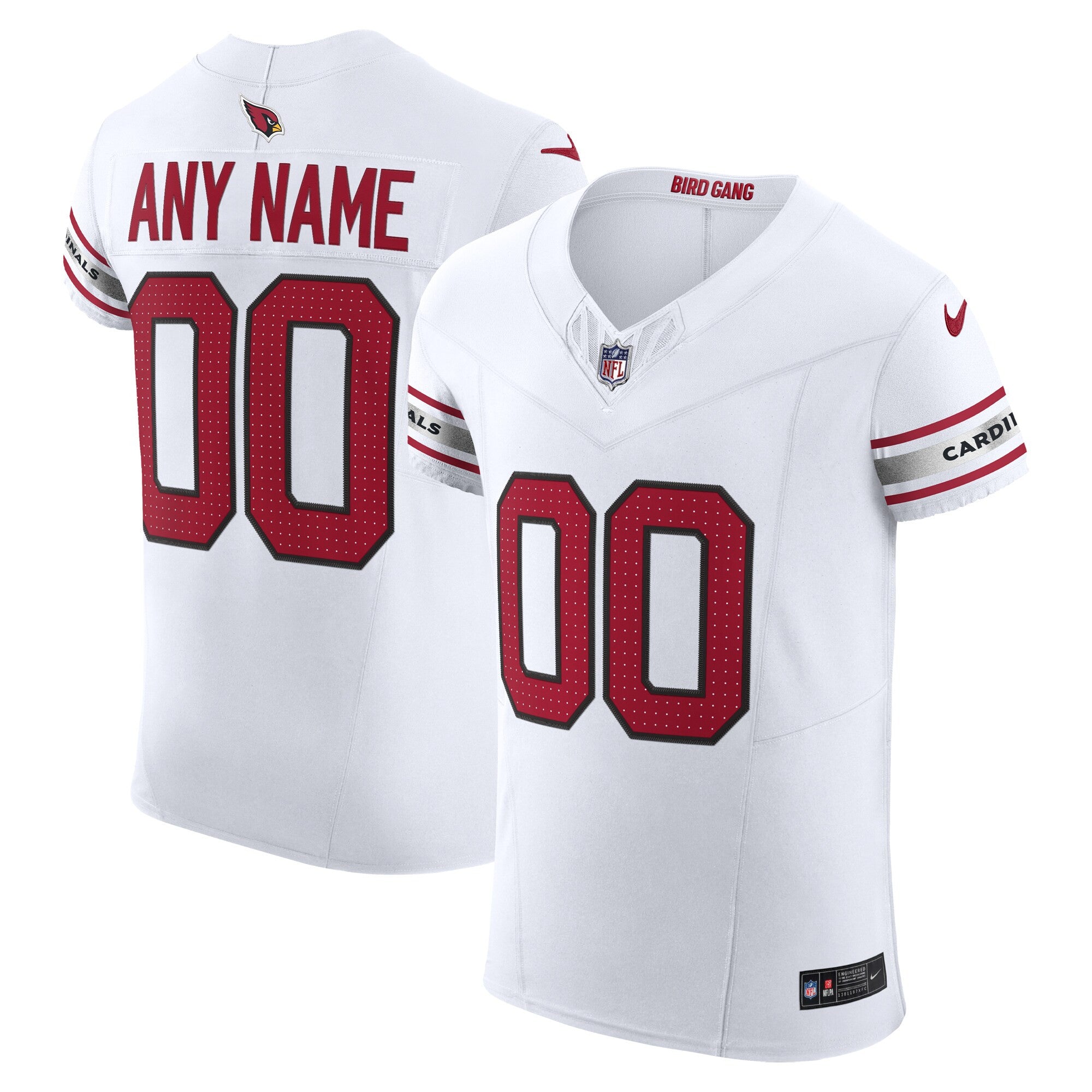 Arizona Cardinals white Vapor jersey
