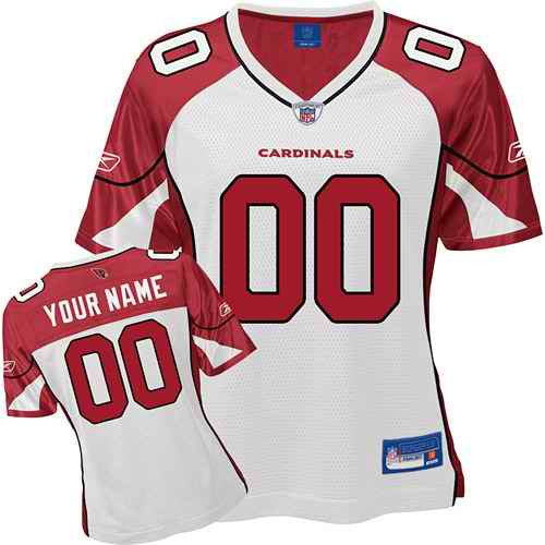 Custom Arizona Cardinals white jersey