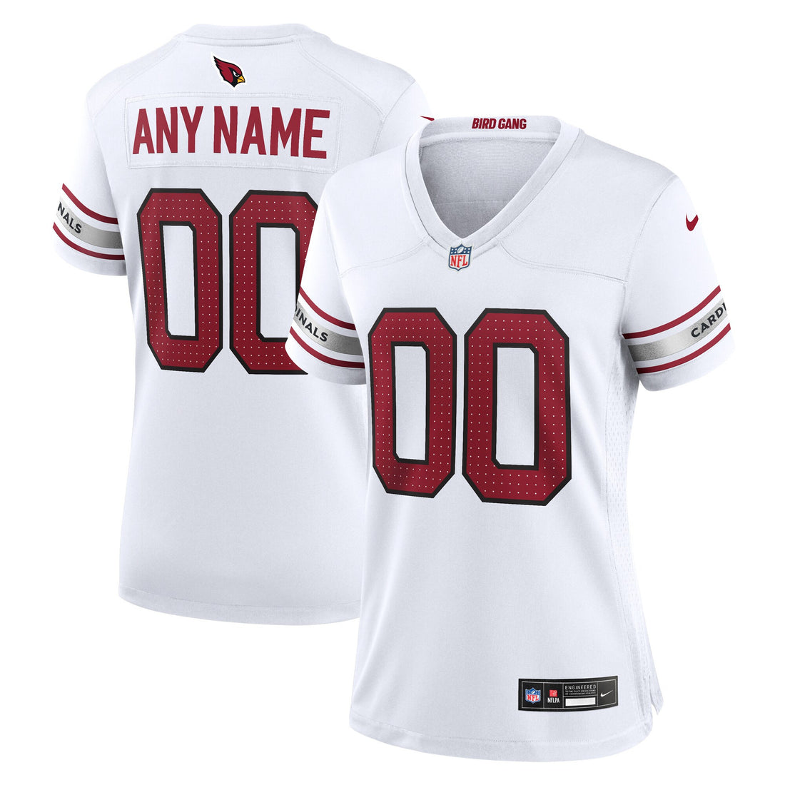 Custom Arizona Cardinals white jersey