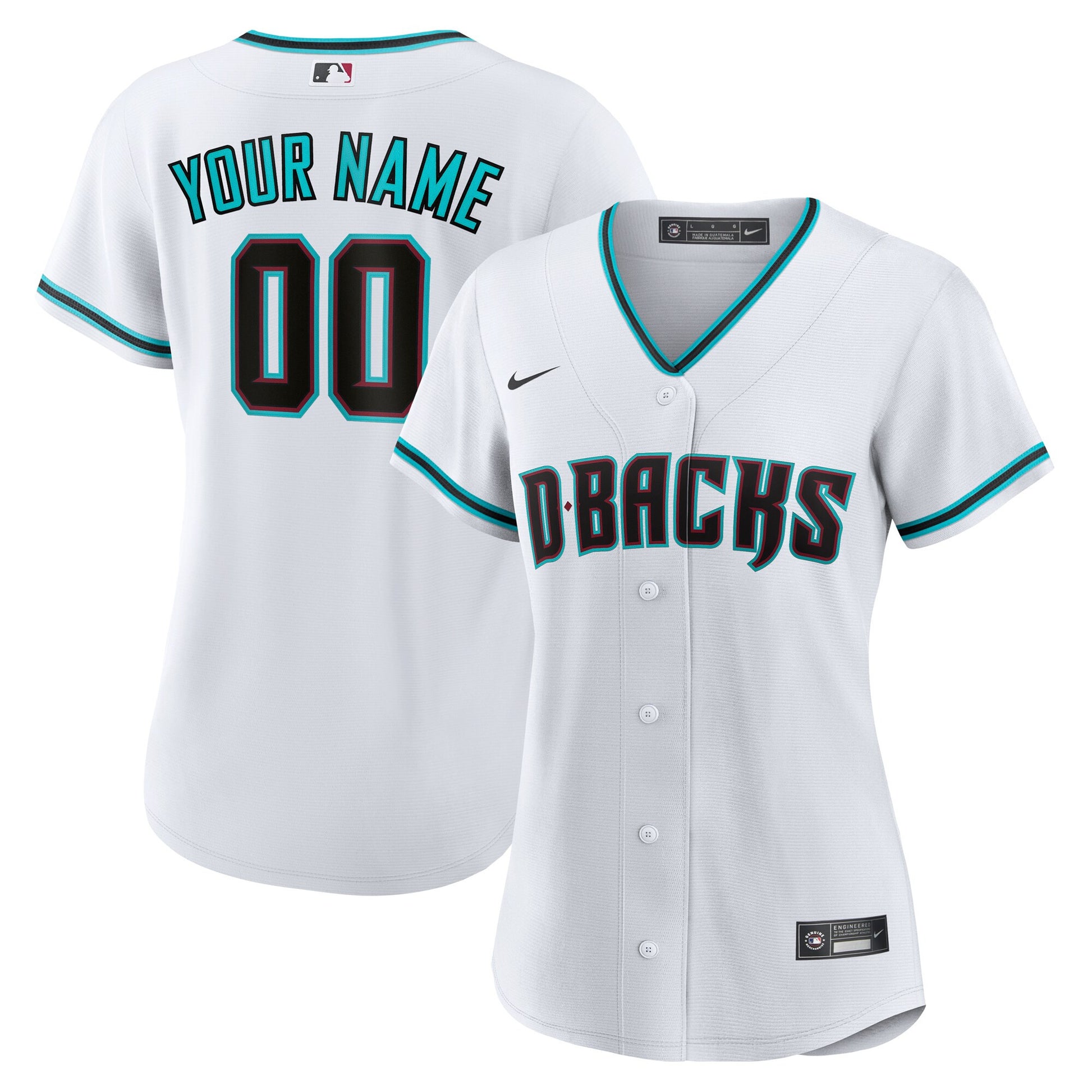 Arizona Diamondbacks white Home jersey