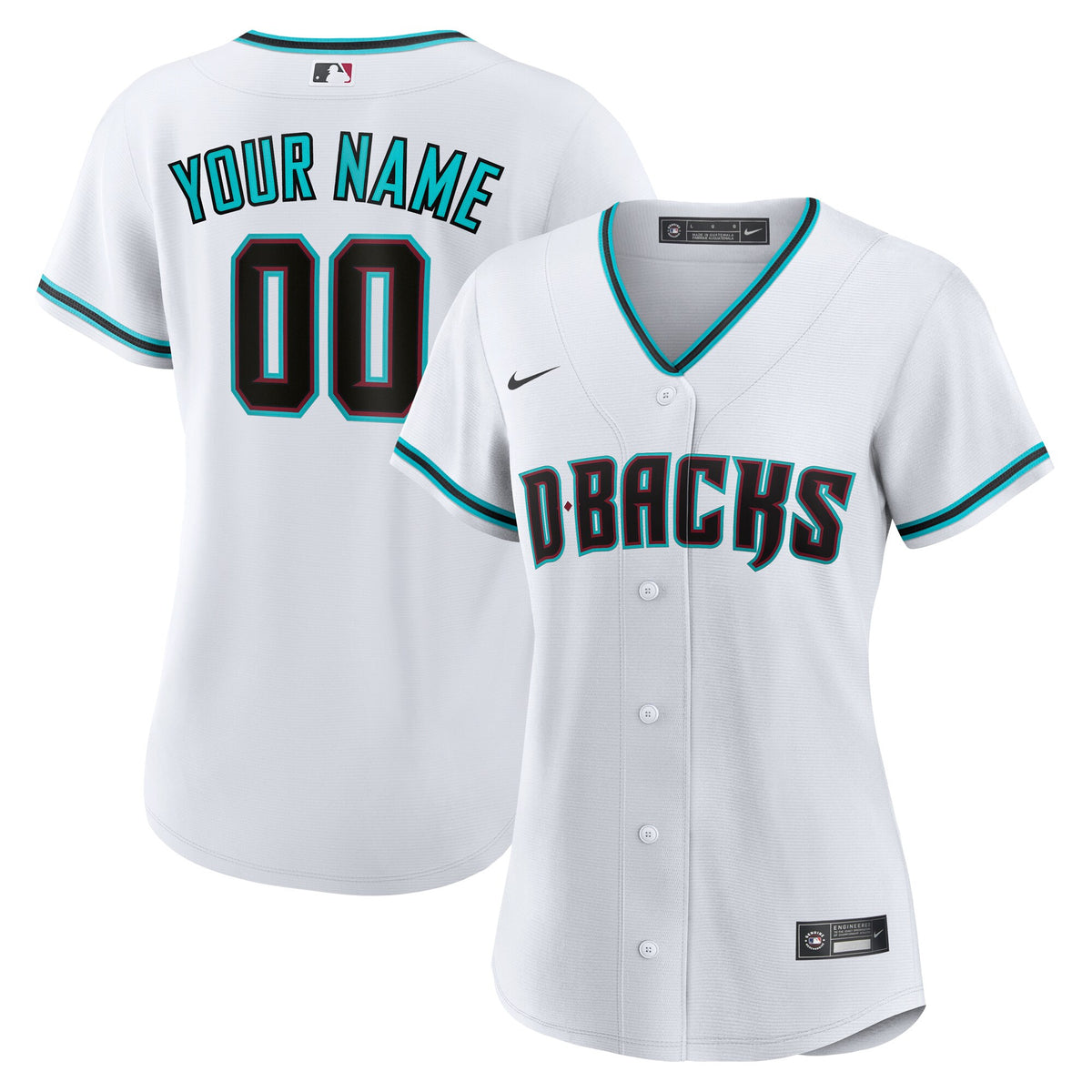 Arizona Diamondbacks white Home jersey
