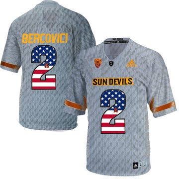 Mike Bercovici Arizona State Sun Devils gray jersey