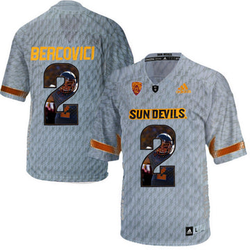Mike Bercovici Arizona State Sun Devils gray jersey