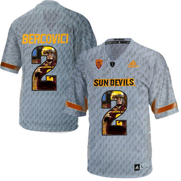 Mike Bercovici Arizona State Sun Devils gray jersey