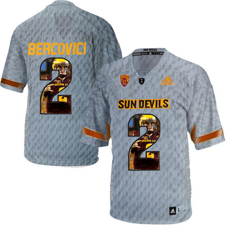 Mike Bercovici Arizona State Sun Devils gray jersey