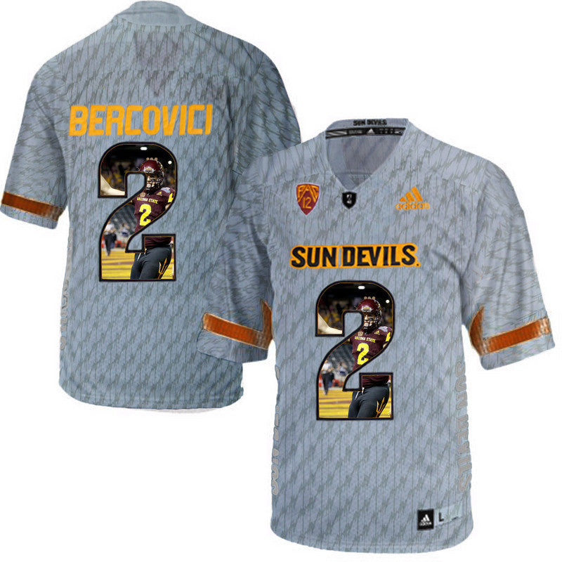 Mike Bercovici Arizona State Sun Devils gray jersey