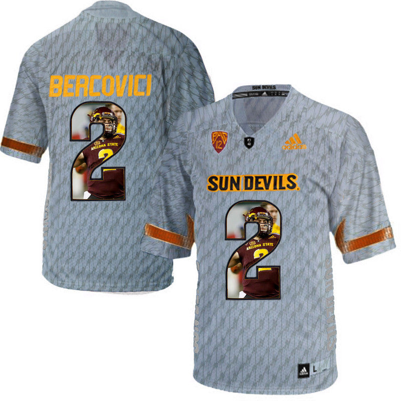 Mike Bercovici Arizona State Sun Devils gray jersey