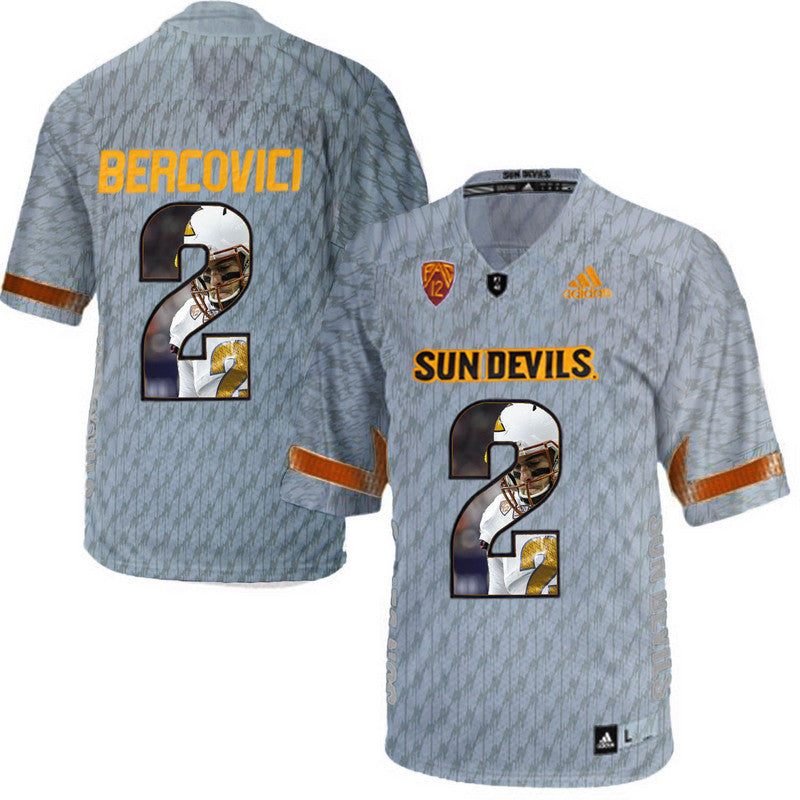 Mike Bercovici Arizona State Sun Devils gray jersey