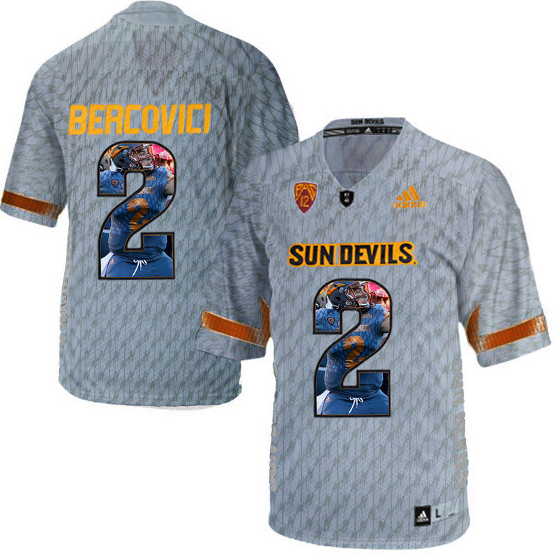 Mike Bercovici Arizona State Sun Devils gray jersey