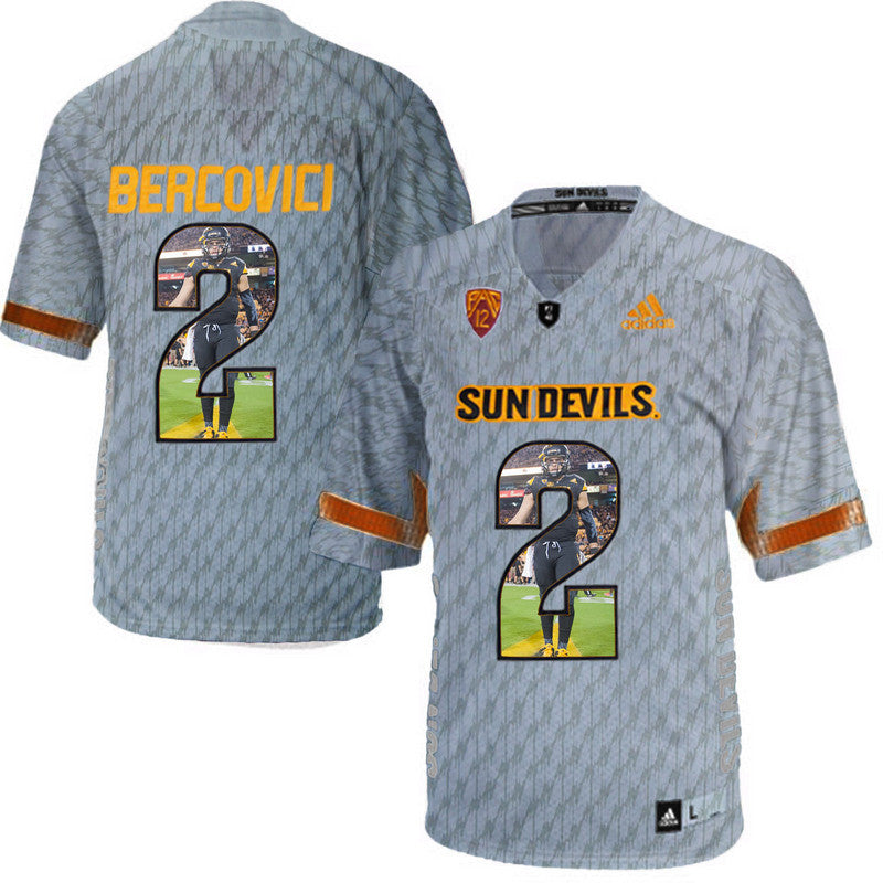 Mike Bercovici Arizona State Sun Devils gray jersey