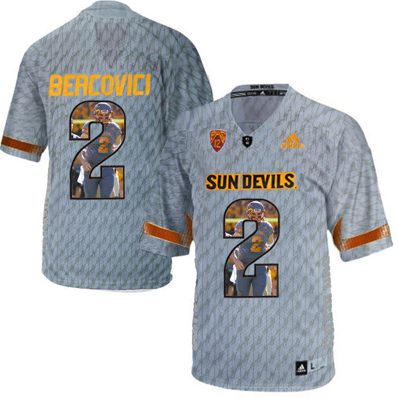Mike Bercovici Arizona State Sun Devils gray jersey