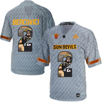 Mike Bercovici Arizona State Sun Devils gray jersey