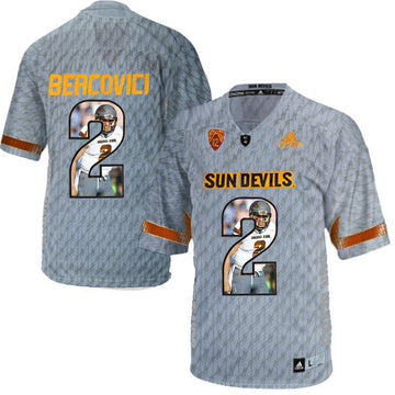 Mike Bercovici Arizona State Sun Devils gray jersey