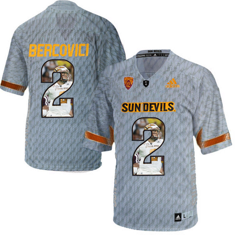Mike Bercovici Arizona State Sun Devils gray jersey