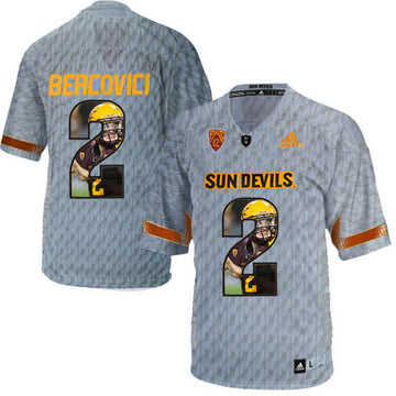 Mike Bercovici Arizona State Sun Devils gray jersey