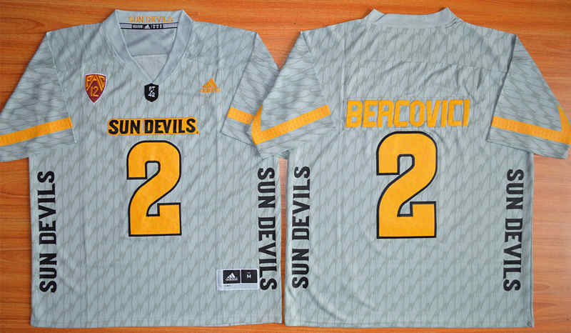 Mike Bercovici Arizona State Sun Devils grey jersey