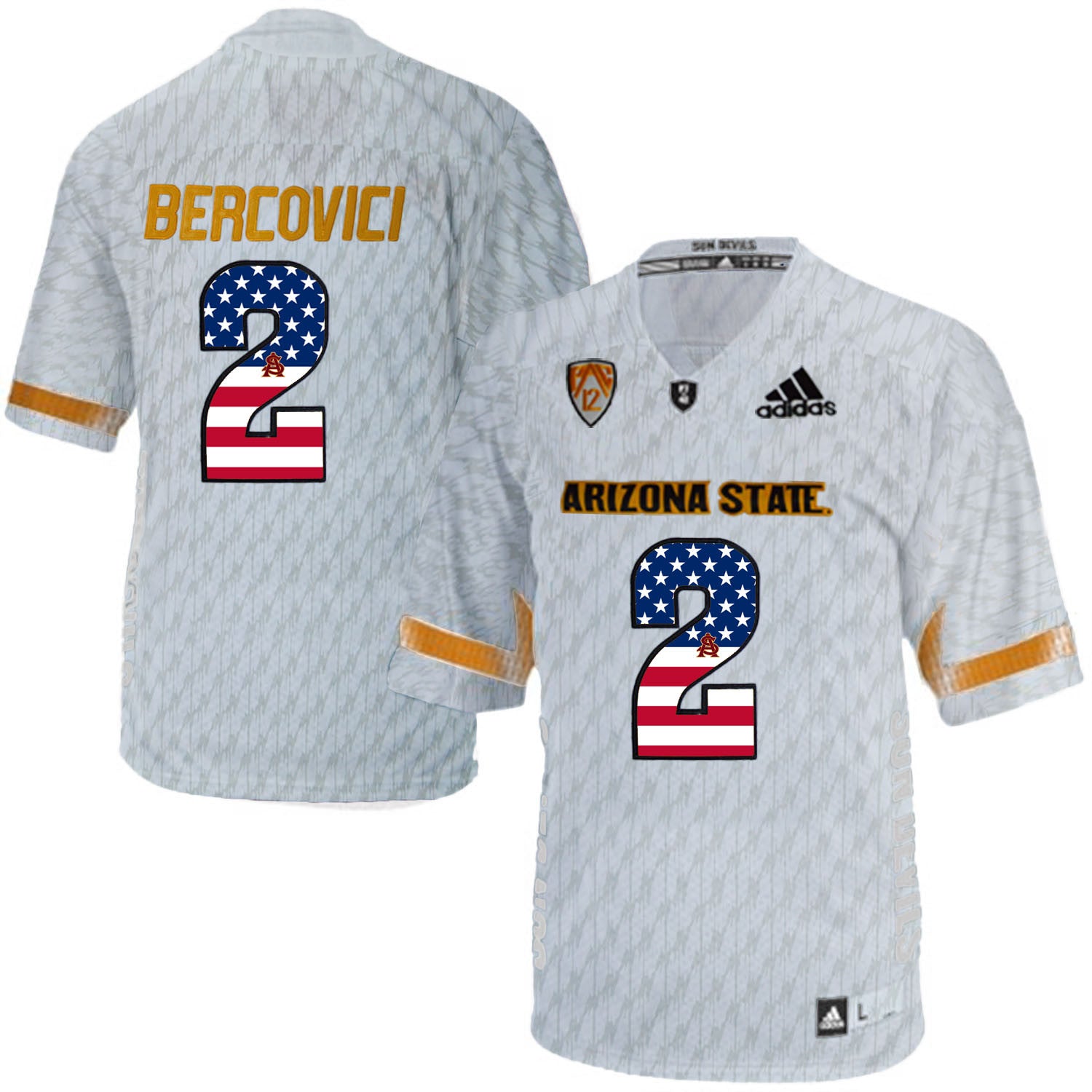 Mike Bercovici Ice College Arizona State Sun Devils jersey