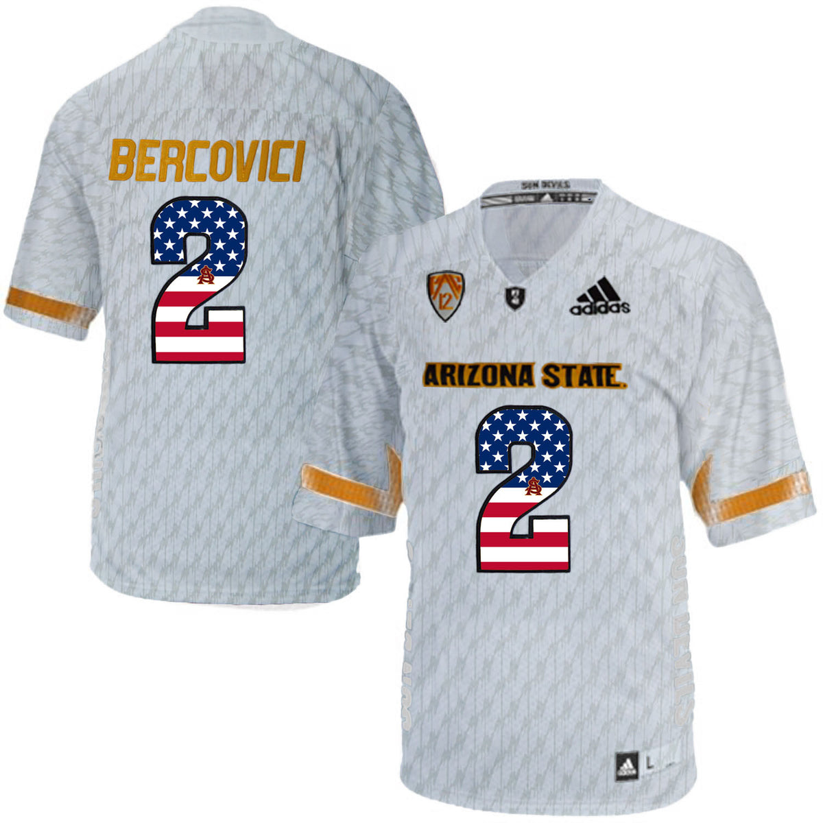 Mike Bercovici Ice College Arizona State Sun Devils jersey
