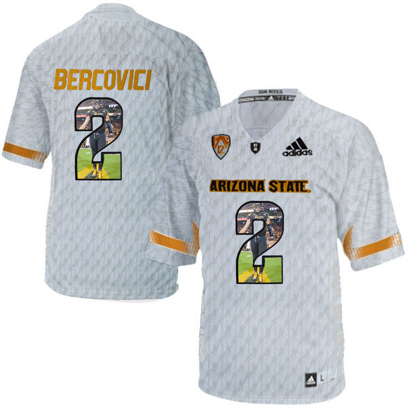 Mike Bercovici Ice Logo Print College Arizona State Sun Devils jersey