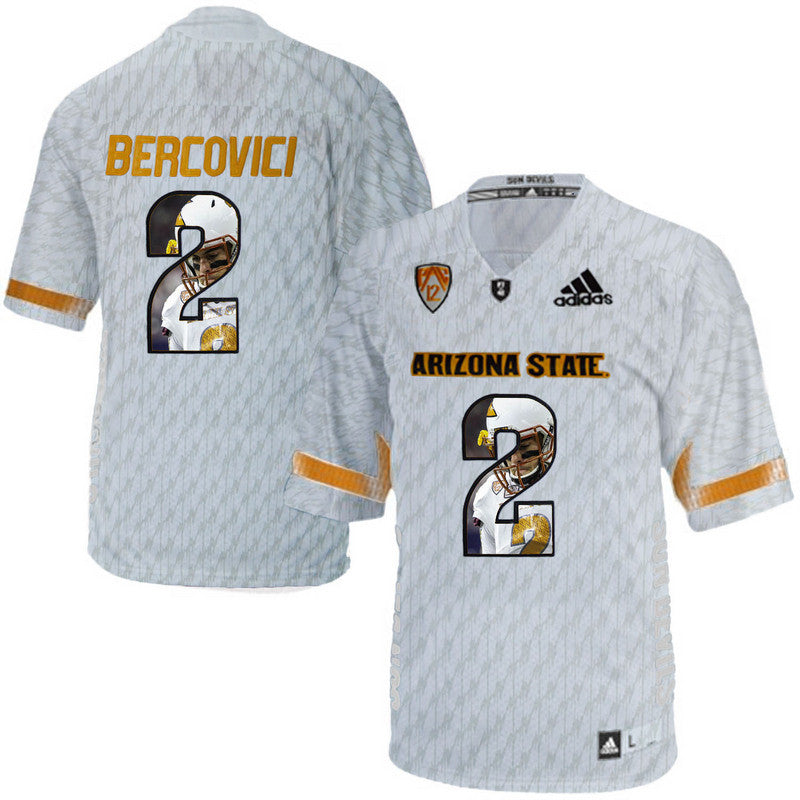 Mike Bercovici Ice Logo Print College Arizona State Sun Devils jersey