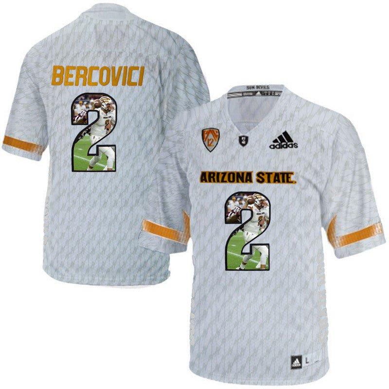Mike Bercovici Ice Logo Print College Arizona State Sun Devils jersey