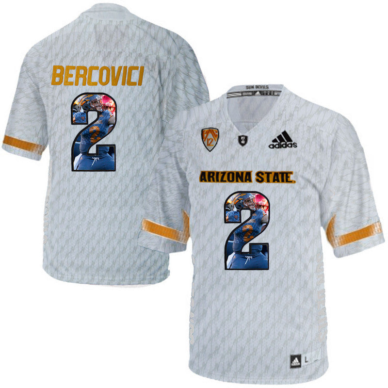 Mike Bercovici Ice Logo Print College Arizona State Sun Devils jersey