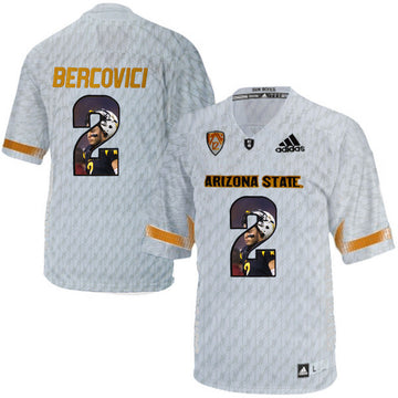 Mike Bercovici Ice Logo Print College Arizona State Sun Devils jersey