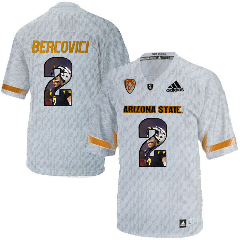 Mike Bercovici Ice Logo Print College Arizona State Sun Devils jersey